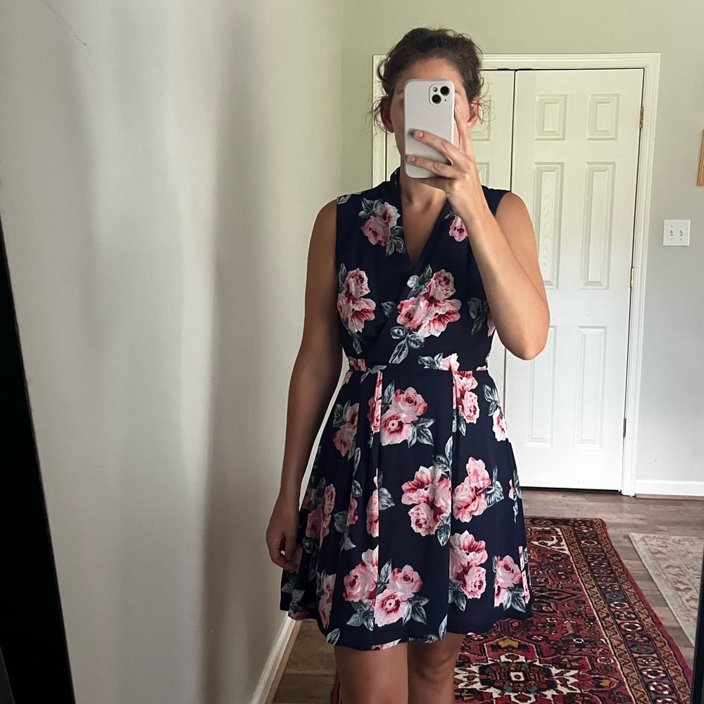Floral Wrap Dress